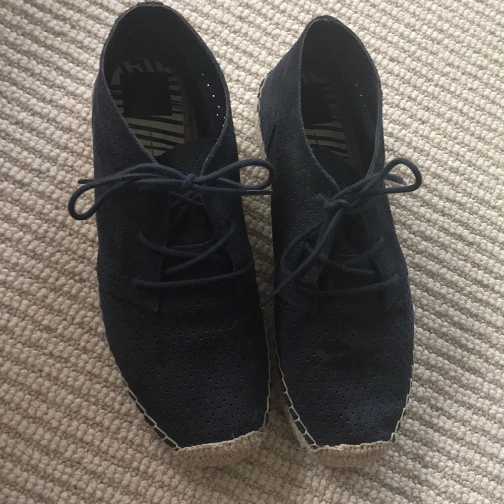 High top Espadrilles in Suede